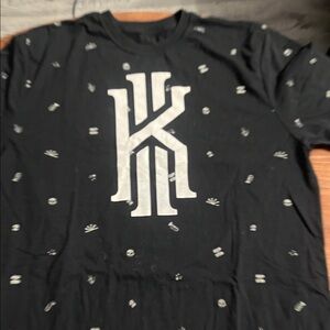 Nike Black Tee with White Swoosh